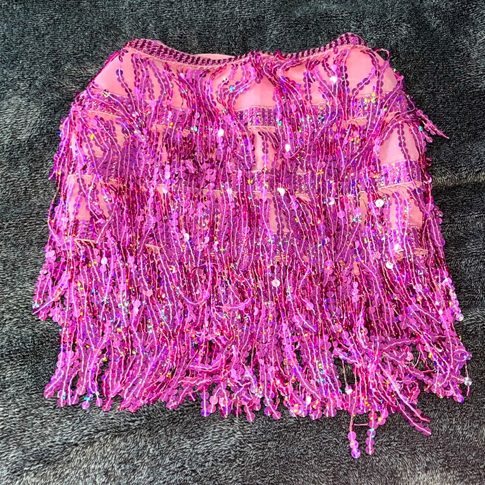 All size pink dancing skirt